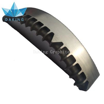 Molde de grafito bajo en cenizas